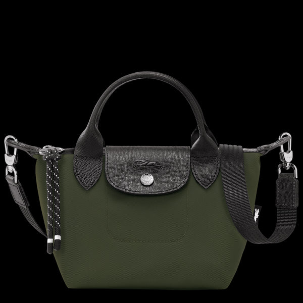 Khaki Le Pliage Energy XS Handbag